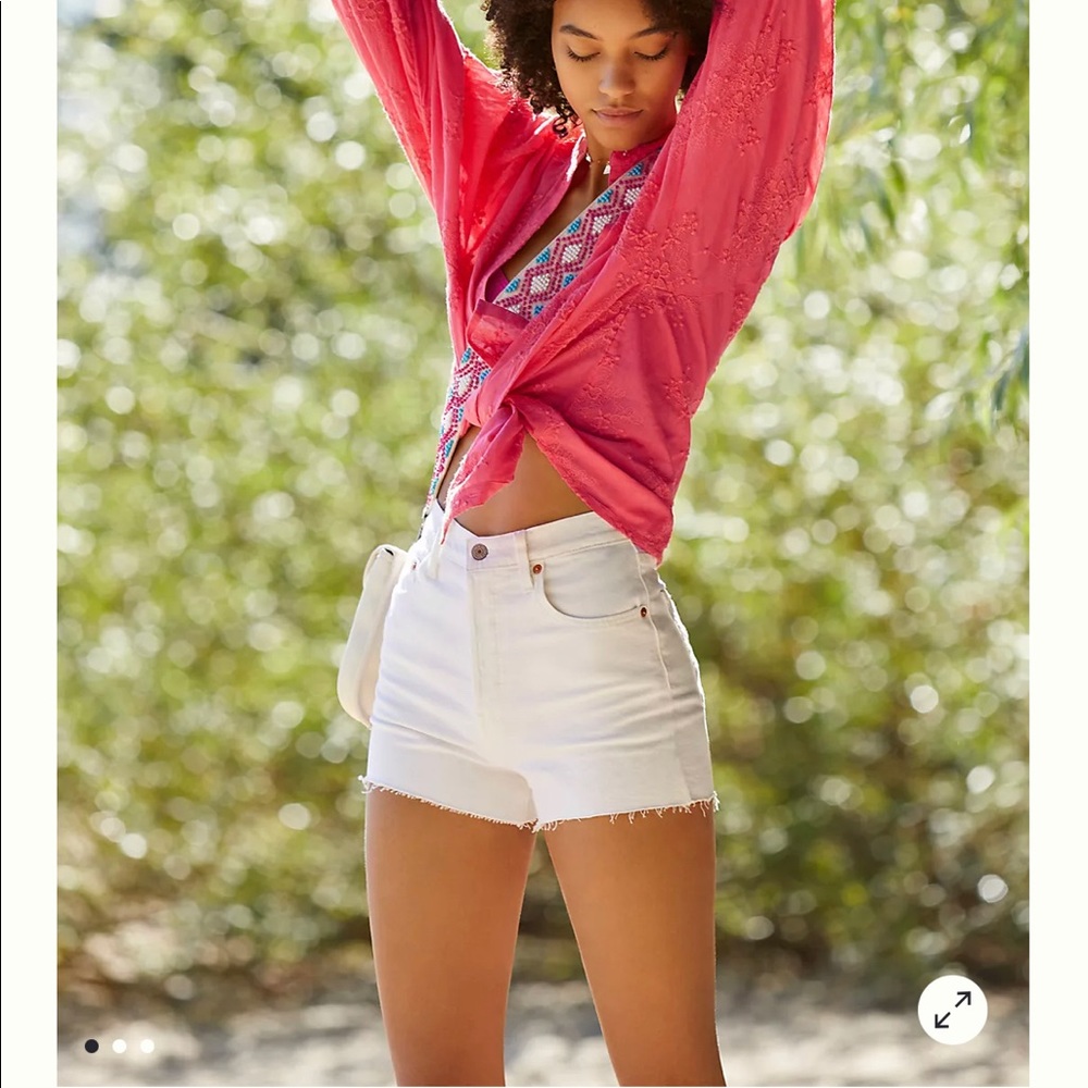 Levi's Ribcage Ultra High-Rise Denim Shorts